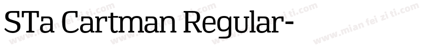 STa Cartman Regular字体转换